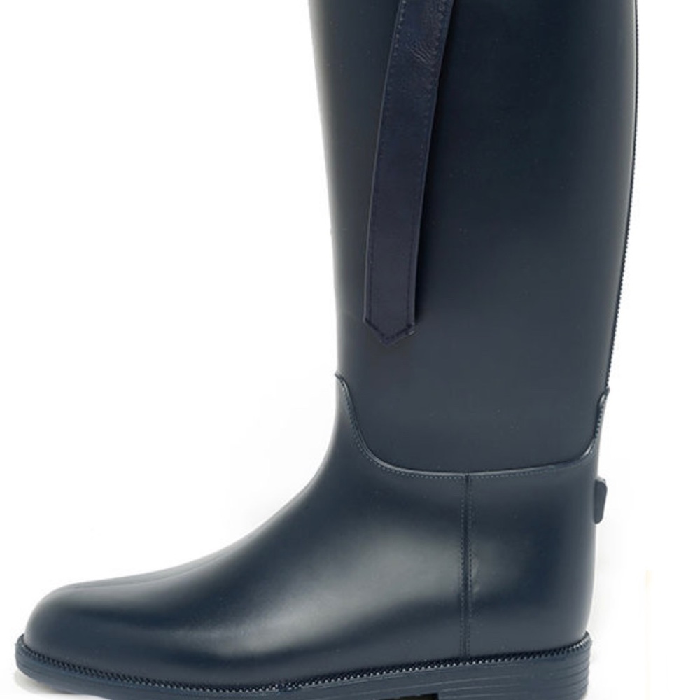 Dirty Laundry Riff Raff Black Rain Boots NWOB